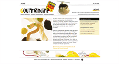 Desktop Screenshot of gourmandine.info