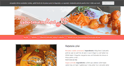 Desktop Screenshot of gourmandine.ro